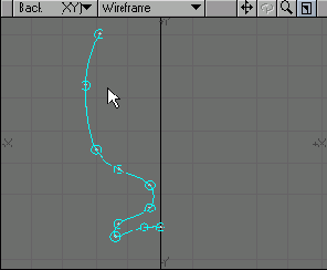 Используйте инструмент Spline Draw постройте кривую